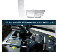 Cache De Commutateur De Bouton De Panneau De Frein š€ Main šŠlectronique Changement Vitesse Pour Q5 18-21 Console Centrale DšŠcoration Garniture IntšŠrieure En Ton Argent 1 Ensemble
