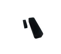 Cache de contacteur de porte-fenêtre compatible Verisure - Capuchon de couleur (1, Noir)