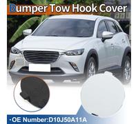Cache De Crochet De Remorquage De Pare-Chocs Avant Droit Blanc pure Pour Mazda Cx-3 2016-2021 No.D10J50A11A - Pack De 1