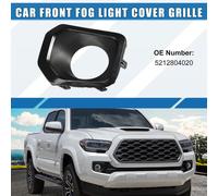 Cache de grille de feux- antibrouillard avant c?tšŠ gauche No.5212804020 Cadre de grille de lampe antibrouillard de pare-chocs Capuchon de garniture pour Toyota Tacoma 2016-2020