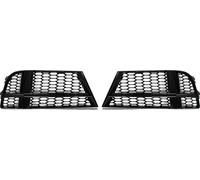 Cache de grille de phares antibrouillard, motif en nid d'abeille, plastique ABS durable, pour Audi A3 8V S Line 2016-2020, paire