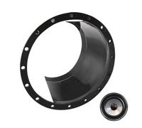 Cache de haut-parleur de voiture - Coussinet imperméable de 16,5 cm pour isolation acoustique, adaptateur de montage de haut-parleurs, pour système audio stéréo radio automobile