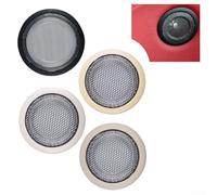 Cache de haut-parleur pour haut-parleurs d'aigus BMW F30 F31 F34 F35 F80 F32 F33 F36 F82, offrant une installation sûre et de meilleurs résultats acoustiques (beige)