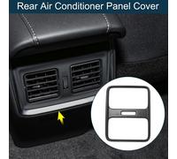 Cache De Panneau De Climatisation Arrière Pour Modèle pour Honda Vezel Rv3/4/5/6 À Partir De 2021/04 Cache Garniture Cadre Ventilation Climatisation Accoudoir Arrière Noir 1 Pièce