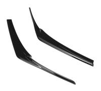 Cache de paupière avant Pour Toyota pour Camry LE pour XLE SE pour XSE 2018 2019 2020 phare sourcil paupière couverture carbone Look/noir brillant(Carbon Fiber Look)