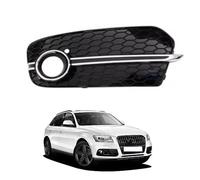 Cache de Phare antibrouillard Avant Droit pour Audi Q5 2013-2017, Protection Grille de feu antibrouillard de Remplacement,Left- Silver