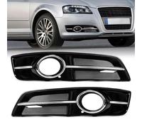 Cache de Phare antibrouillard Compatible avec Audi A3 2010-2013, Couvercle de Phare antibrouillard, Cadre de Phare antibrouillard, Accessoires Automobiles 8P0807681J 8P0807682J (à Gauche Uniquement)