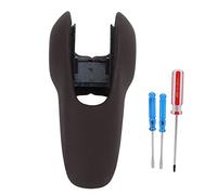 Cache de Pommeau de Levier de Vitesse Voiture, Intérieur Bordeaux, ABS et Cuir, Accessoire Remplacement - Style Élégant, Protection Durable, Installation Facile pour Mise à Nivea (Rouge foncé)