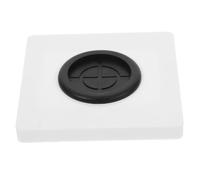 Cache de Prise Vierge Murale Type 86 Trou 35mm en PC Blanc