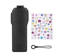 Cache de protection d’objectif BRDRC Étui de protection rigide Coque anti-collision pour Osmo Pocket 3 Accessoires d’appareil photo Noir