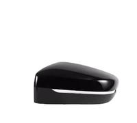 Cache de remplacement pour rétroviseur de voiture Cadre de couvercle en verre rétroviseur, clignotant inférieur adapté à la BMW série 5 G30 G31 G38 2018-6 GT G32 7 G11 G12 2016(Black cover Left)