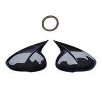 Cache de remplacement pour rétroviseur de voiture Convient for KIA K5 Optima 2020 2021 Carrosserie PORTE LATÉRALE RÉTROVISEUR COUVERTURE AUTOCOLLANT GARNITURE Carbone.(Carbon fiber pattern)