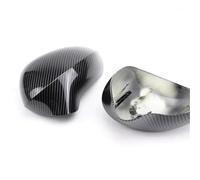 Cache de remplacement pour rétroviseur de voiture Coques de rétroviseurs de voiture adaptées for Seat Exeo 3R Leon 1P1 2009-2013 Convient for Lbiz 6J 2008-2013.(Carbon Fiber Look)