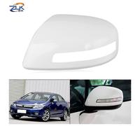 Cache de rétroviseur, adapté pour Honda Civic 2012-2015 FB2 FB6 (côté gauche), avec logement pour lampe en matière plastique