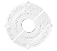 Cache de ventilateur de plafond - Médaillon divisé - Rosace divisée - Abat-jour ajusté pour salon, bureau, bibliothèque, restaurant