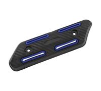 Cache d'échappement Convient Pour Kawasaki, Protection En Plastique, Couvercle De Tuyau De Silencieux Bouclier Thermique(Blue)