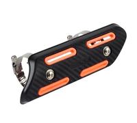 Cache d'échappement Convient Pour YZ450F Protecteur De Couvercle De Bouclier Thermique D'échappement Bouclier Thermique(Orange)