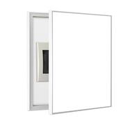 Cache Décoratif For Tableau Électrique, Dissimule Le Panneau Électrique, Boîtier Mural Minimaliste Et Moderne For Disjoncteur Et Interrupteur À Fusibles.(Style B Right,17.7 * 27.6inch)