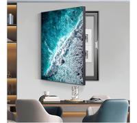 Cache Décoratif pour Tableau électrique, Cache Décoratif pour Coffret De Disjoncteur, Tableau Décoratif pour Compteur, Cache Mural pour Boîte à Fusibles., B, 35x45cm/14x18in