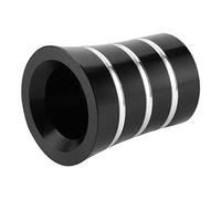 Cache d'éliminateur de niveau de talon en aluminium moulé pour accessoires de moto classiques CVO avec finition chromée polie pour Ultra FLHTK 2014-2019 (noir argenté)
