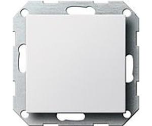 Cache d'obturation Gira 026803 blanc pur brillant 026803