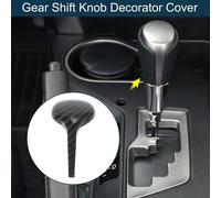 Cache DšŠcoratif De Pommeau De Levier De Vitesse Pour Toyota Rav4 Corolla Vios 2014-2018 Autocollant De Garniture IntšŠrieure De Console En Fibre De Carbone Noir 1 Piššce