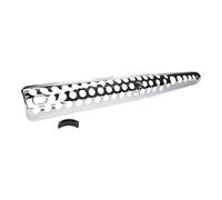 Cache-échappement protection thermique 85x695 mm chrome pour Simson S51 Enduro
