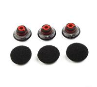 Cache-écouteurs conçus pour les écouteurs Plantronics pour Voyager 5200 5220 pour améliorer le confort lors d'une utilisation prolongée (3 pièces L (16 mm)