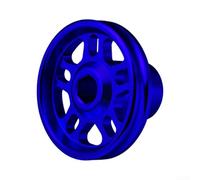 Cache-écrou de roue arrière en aluminium pour moto avec Xmax 250 300 400 années modèles 2017 2024 conçu pour une résistance aux hautes températures (bleu)