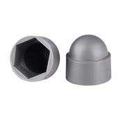 Cache-écrous hexagonaux en caoutchouc, 50 pièces, capuchons de protection gris for boulons M4 à M12, plastique for, vis hexagonales(M8*12 * 15mm)