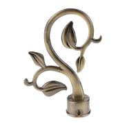 Cache-Embouts Pour Tringles à Rideaux Embouts de tringle à rideau durables, 4 pièces, for draperie de fenêtre, stores, capuchon d'extrémité de poteau, diamètre intérieur de 28mm Pour Maison Bureau Tri