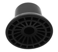 Cache en Plastique Noir pour Pied de Tambour, Stabilité Réglable | Usage Maison et Studio, du Bruit, Compatibilité Large, pour Débutant et Avancé