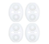 Cache en silicone pour serrure de porte de voiture - Protection de serrure de porte en silicone, protection boucle, coussin stable pour absorption des chocs, manchon amortisseur