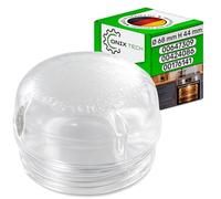 Cache en Verre pour Ampoule Four Ø 68 mm H44 mm avec Code Original 00647309 00424086 00176141 pour Bosch pour Siemens pour Balay 502376 pour Küppersbusch - MADE IN GERMANY - ONIX TECH