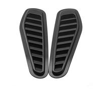 cache entrée d'air capot Couverture Universelle D'autocollant Ventilation Prises D'air De Capot De Capot De Moteur De Voiture(Black)