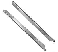 Cache-espace en acier inoxydable pour cuisinière | Table de cuisson résistante à la chaleur pour remplissage de bord entre le comptoir du four | Kit de protection en métal brossé de 58,4 cm pour