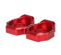 Cache-étrier Moto Couvercle de protection de disque de frein arrière, ajusteur de chaîne, bloc d'essieu adapté pour Surron X160 X260 MX3 MX4(Red)