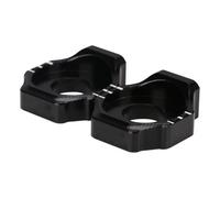 Cache-étrier Moto Couvercle de protection de disque de frein arrière, ajusteur de chaîne, bloc d'essieu adapté pour Surron X160 X260 MX3 MX4 Cache-disque(Black)