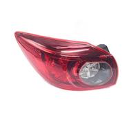 Cache feu arrière voiture Pour Mazda Pour 3 Axela Pour Hatchback 2014-2016, boîtier de feux arrière sans ligne ni lumière, 1 pièce Couvercle de feu arrière(1PCS left side)
