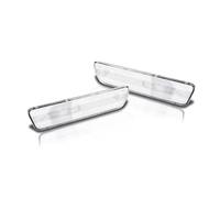 Cache feux arrière stop Lentille Rouge Transparente/fumée Arrière Marqueur Latéral Boîtier Coque Pour Ford Pour Mustang 2005-2009 Ampoule Voitures Stop Feu Arriere Boîtier(Clear Lens)