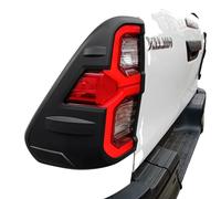 Cache-feux arrière Toyota Hilux, Noir mat, Convient aux modèles 2021-2023