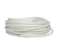 Cache-Fil Extensible Gaine en Fibre de Verre, Gaine de câble tressée, Gaine en Fibre de Verre Blanche, diamètre intérieur 1 mm à 30 mm, 1 pièce(1MM*20M)