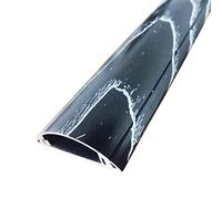 Cache-Fils for Sol, Cache-câbles for Mur, sous Un Bureau, Coin TV, Haut-Parleur, Canal en D en Bois, Longueur 100 cm(D,Width 50Mm)