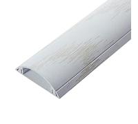 Cache-Fils for Sol, Cache-câbles for Mur, sous Un Bureau, Coin TV, Haut-Parleur, Canal en D en Bois, Longueur 100 cm(B,Width 40Mm)