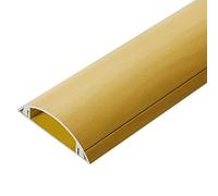 Cache-Fils for Sol, Cache-câbles for Mur, sous Un Bureau, Coin TV, Haut-Parleur, Canal en D en Bois, Longueur 100 cm(C,Width 40Mm)