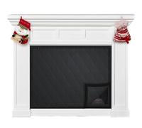 Cache Fireplace Magnetic - Polyester, Black, 81x100cm |Vent Cover, Fireplace Draft Stopper, Indoor Heat Loss Protection, Dust Proof, Safety And Stability Accessory