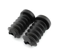Cache-Fourche arrière en Caoutchouc Noir, Amortisseur, Compatible avec Harley Touring Street