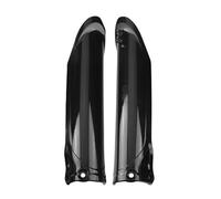 Cache Fourche Avant Couvercle de Protection Fourche adapté pour Yamaha YZ WR 250F 250FX 450F 450FX YZ250F YZ250FX YZ450F YZ450FX WR250F WR450F(Black)