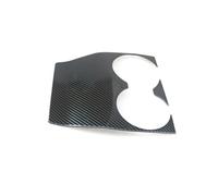 Cache-garniture De Panneau Levier Vitesse Console Centrale Et Support Porte-gobelet Pour Mazda 3 BP 2019 2020 2021 2022 2023 2024 2025 MCQNDS(A Carbon fiber)