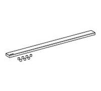 Cache Geberit en acier inoxydable 243352001 pour caniveau de douche 6x900 cm